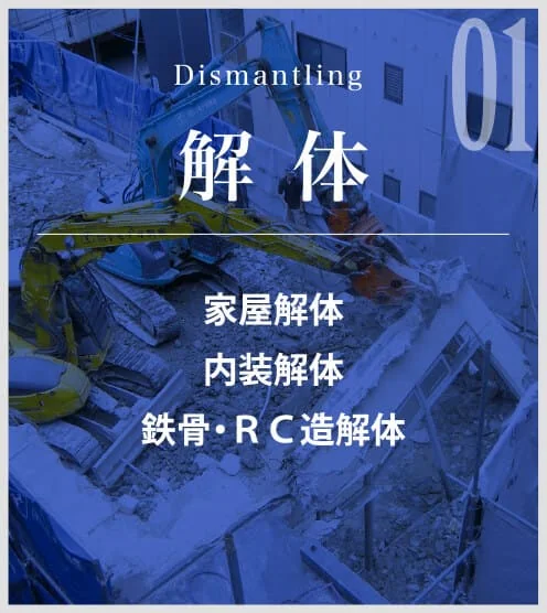 トモナガが掲げる3つの力1「解体」